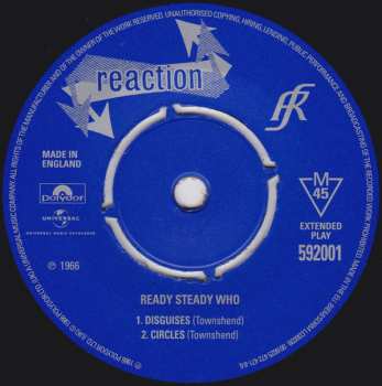 5SP/Doos The Who: The Reaction Singles (1966) LTD