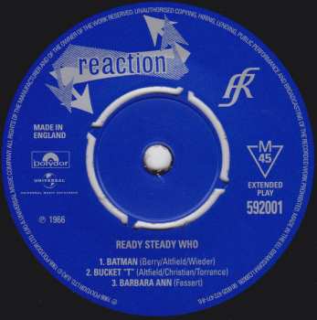 5SP/Doos The Who: The Reaction Singles (1966) LTD