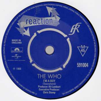 5SP/Doos The Who: The Reaction Singles (1966) LTD