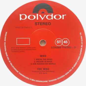 2LP The Who: Who DLX | LTD | CLR