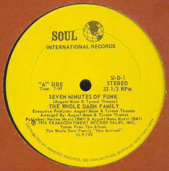 Album The Whole Darn Family: Seven Minutes Of Funk