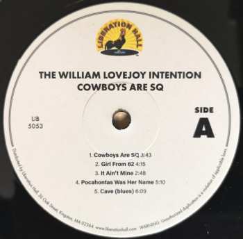 LP The William Loveday Intention: Cowboys Are SQ