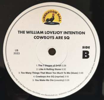 LP The William Loveday Intention: Cowboys Are SQ