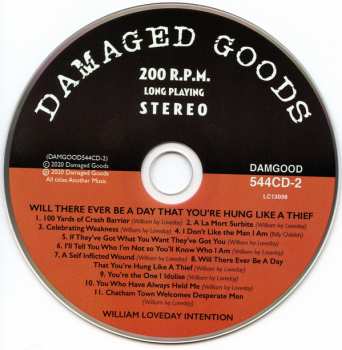 4CD/Doos The William Loveday Intention: The Dept. Of Discontinued Lines