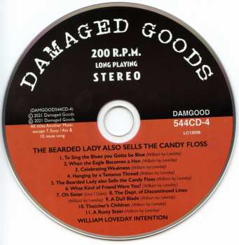 4CD/Doos The William Loveday Intention: The Dept. Of Discontinued Lines