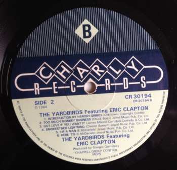 LP The Yardbirds: The Yardbirds Featuring Eric Clapton