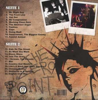 LP The Zero Point: 4 Decades Of Fuckin' Shit Up
