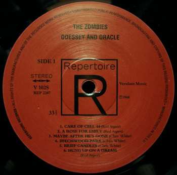 LP The Zombies: Odessey And Oracle