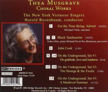 CD Thea Musgrave: Choral Works