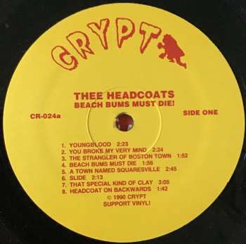 LP Thee Headcoats: Beach Bums Must Die