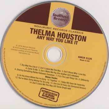 CD Thelma Houston: Any Way You Like It