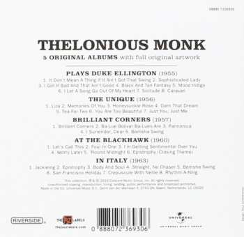 5CD/Doos Thelonious Monk: 5 Original Albums