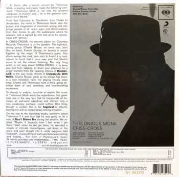 LP Thelonious Monk: Criss-Cross LTD | NUM