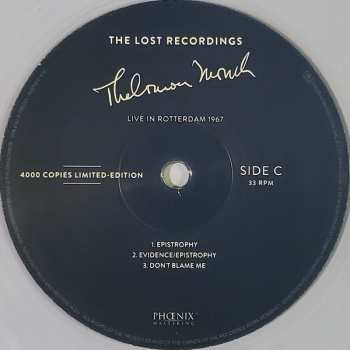 2LP/Doos Thelonious Monk: Live In Rotterdam 1967 LTD | NUM | CLR