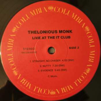 2LP Thelonious Monk: Live At The It Club