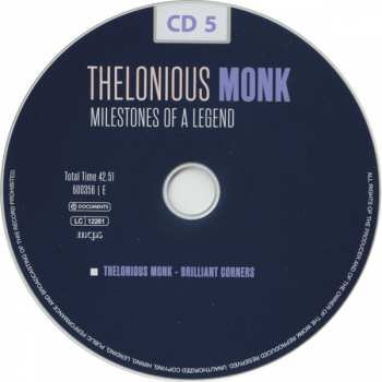 10CD/Doos Thelonious Monk: Milestones Of A Legend