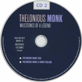 10CD/Doos Thelonious Monk: Milestones Of A Legend