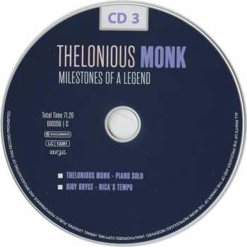 10CD/Doos Thelonious Monk: Milestones Of A Legend