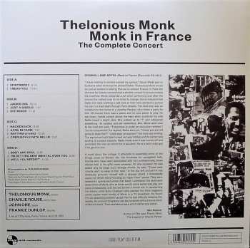 2LP Thelonious Monk: Monk In France - The Complete Concert