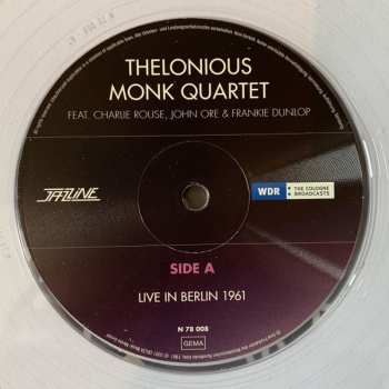 LP The Thelonious Monk Quartet: Live In Berlin 1961 /  Live In Essen 1959 CLR | LTD