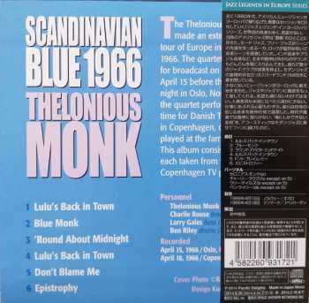 CD Thelonious Monk: Scandinavian Blue 1966 LTD
