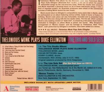 CD Thelonious Monk: Thelonious Monk Plays Duke  LTD | DIGI