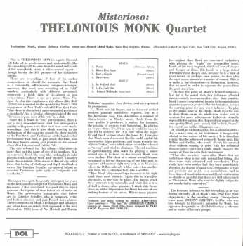 5CD/Doos Thelonious Monk: Timeless Classic Albums