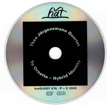 CD Theo Jörgensmann Quartet: To Ornette - Hybrid Identity