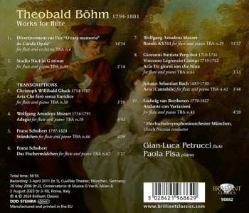 CD Theobald Böhm: Works For Flute