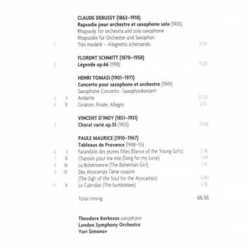 CD The London Symphony Orchestra: Légende: Works for Saxophone and Orchestra