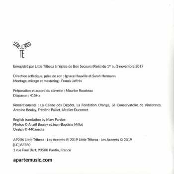 CD Les Accents: Bach & Co