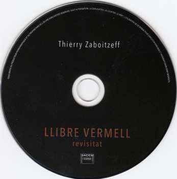 CD Thierry Zaboitzeff: Llibre Vermell Revisitat