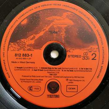 2LP Thin Lizzy: Life Live