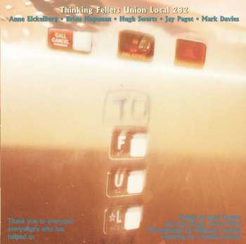 CD Thinking Fellers Union Local 282: Bob Dinners And Larry Noodles Present Tubby Turdner's Celebrity Avalanche