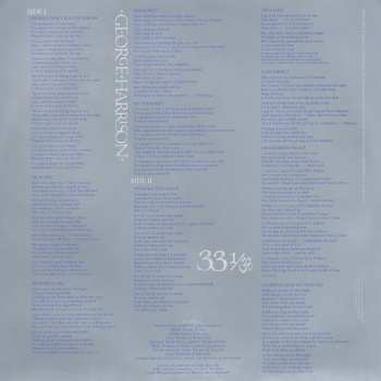 LP George Harrison: Thirty Three & 1/3