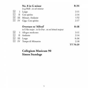 CD Simon Standage:  Overtures