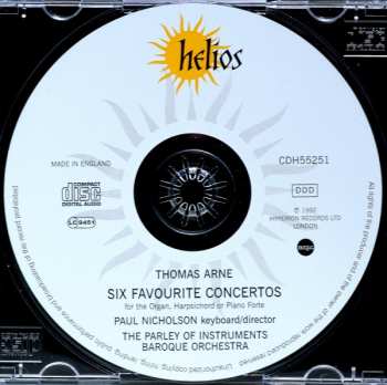 CD The Parley Of Instruments: Six Favourite Concertos