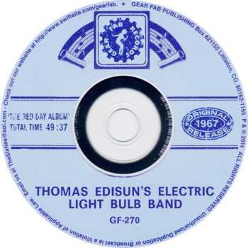 CD Thomas Edisun's Electric Light Bulb Band: The Red Day Album