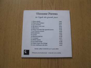 CD Thomas Fersen: La Cigale Des Grands Jours