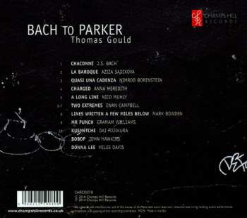 CD Thomas Gould: Bach To Parker