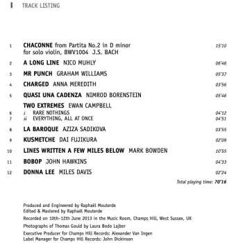 CD Thomas Gould: Bach To Parker