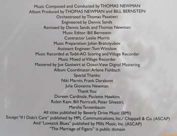 2LP Thomas Newman: The Shawshank Redemption (Original Motion Picture Soundtrack) CLR | LTD | NUM