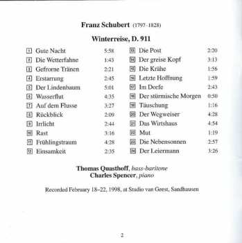 CD Thomas Quasthoff: Winterreise