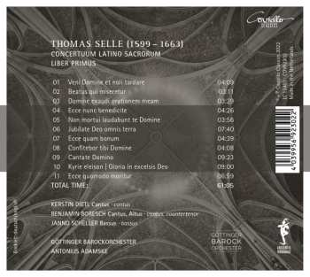 CD Thomas Selle: Concertuum Latino Sacrorum - Liber Primus