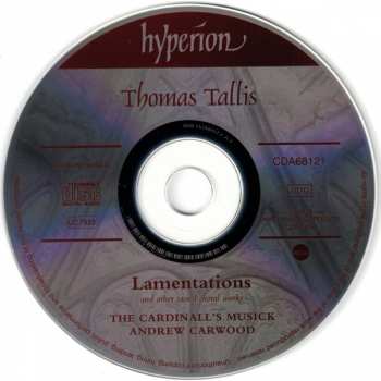 CD Thomas Tallis: Lamentations