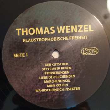 LP Thomas Wenzel: Klaustrophobische Freiheit