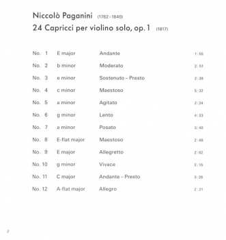 CD Niccolò Paganini: 24 Capricci