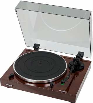  Thorens TD 202,  Ořech- piano lak + Ortofon Super OM 5E