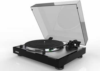 Audiotechnica Thorens TD 402 DD Černý piano lak