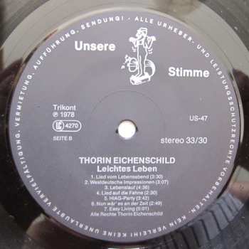 LP Thorin Eichenschild: Leichtes Leben